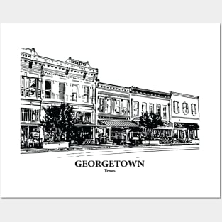 Georgetown - Texas Posters and Art